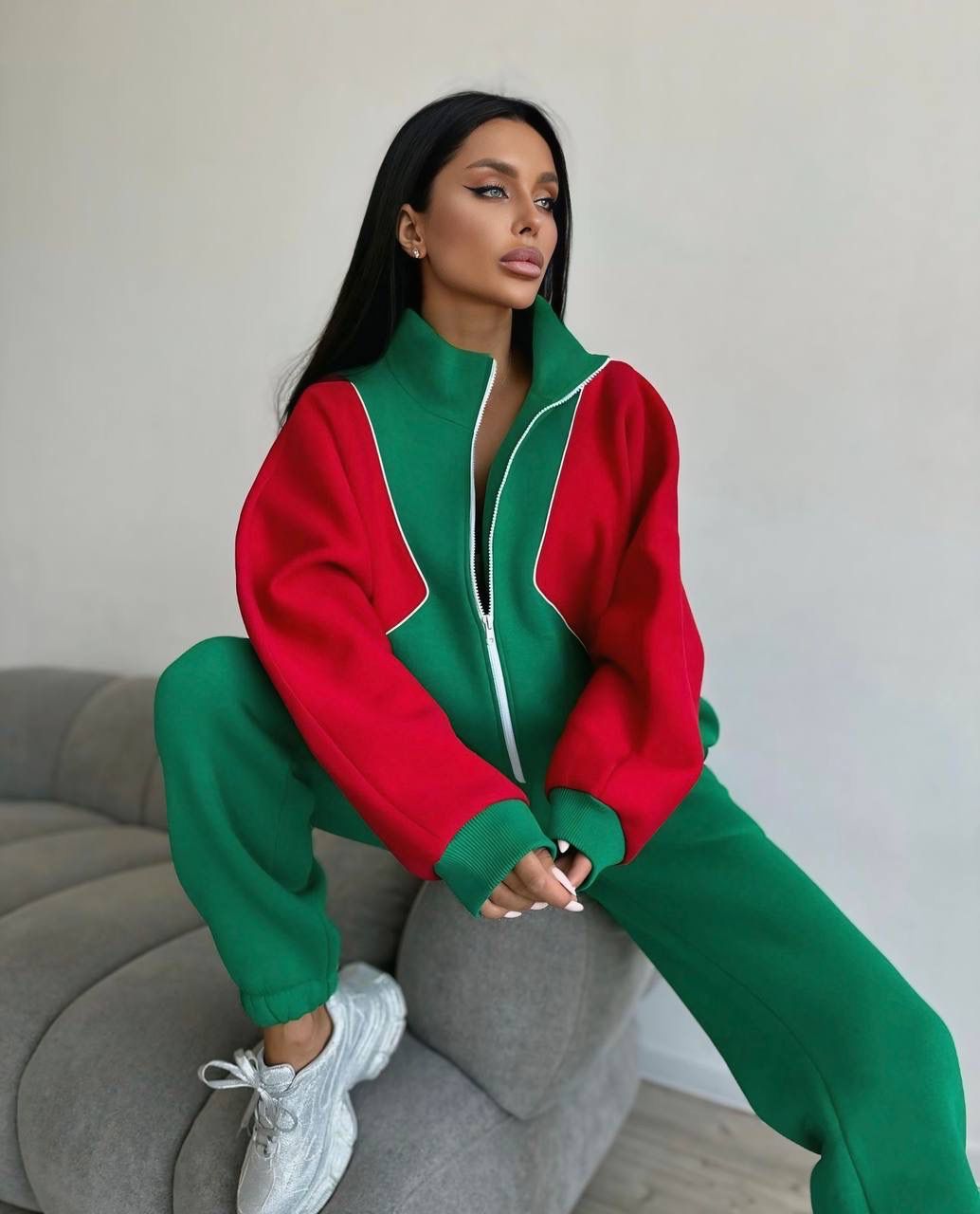 GORGONIZE Colorblock Lounge Set