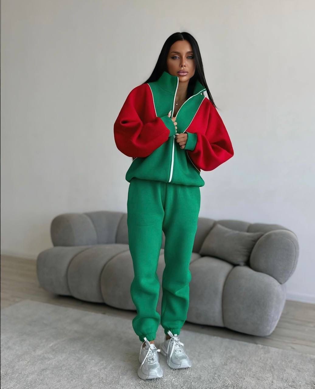 GORGONIZE Colorblock Lounge Set