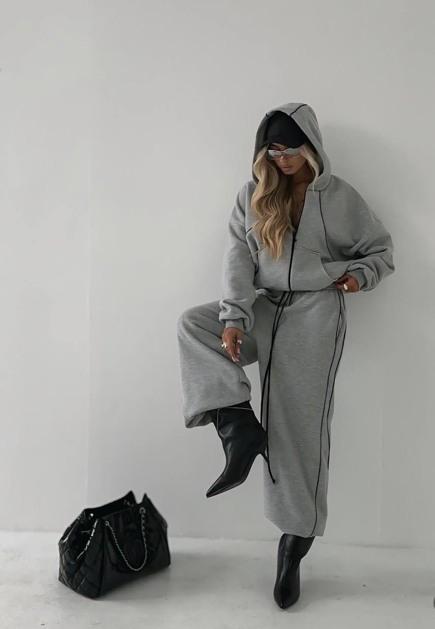 Gorgonize Essential Oversized Set – Luxe Hoodie & Jogger