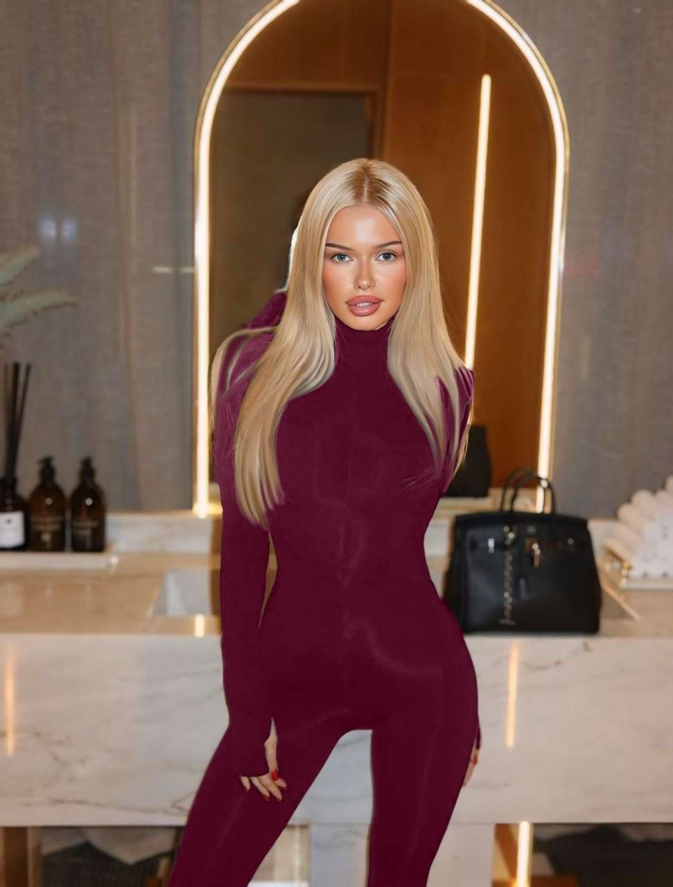 Gorgonize Luxe Belted Jumpsuit - Sculpt Fit