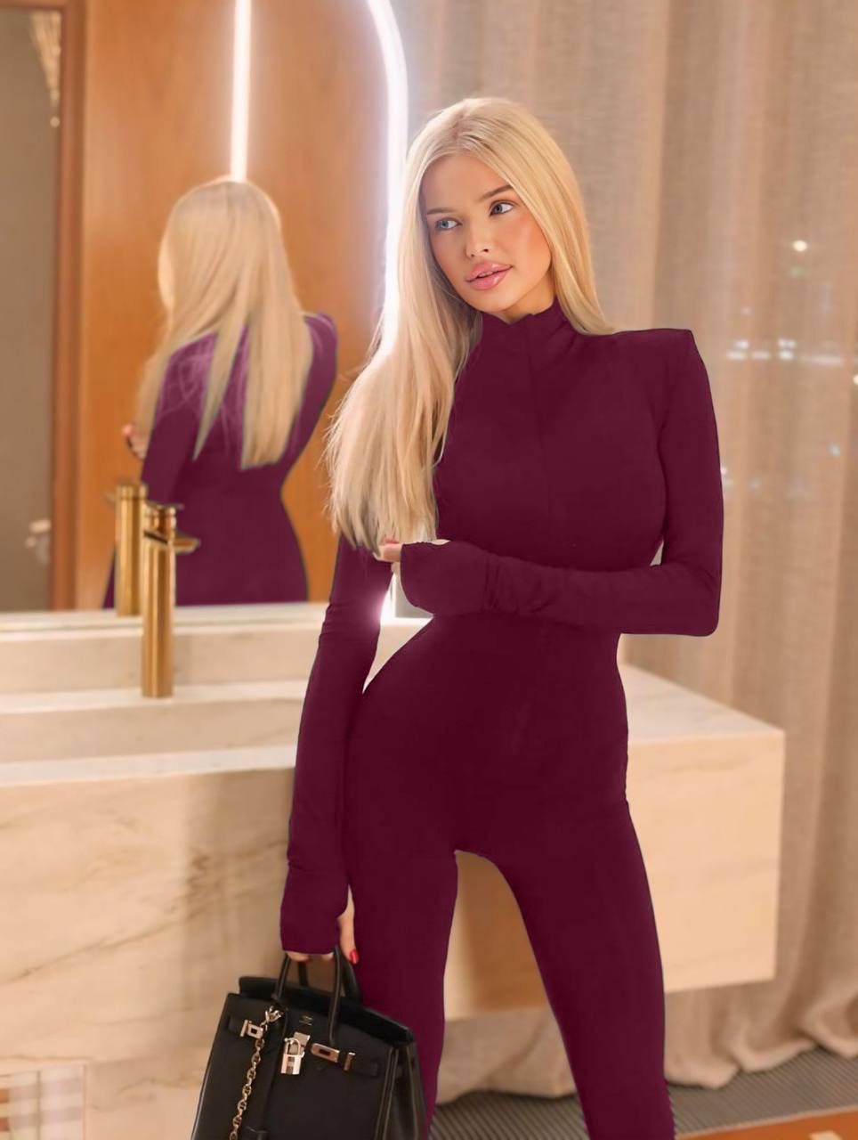 Gorgonize Luxe Belted Jumpsuit - Sculpt Fit