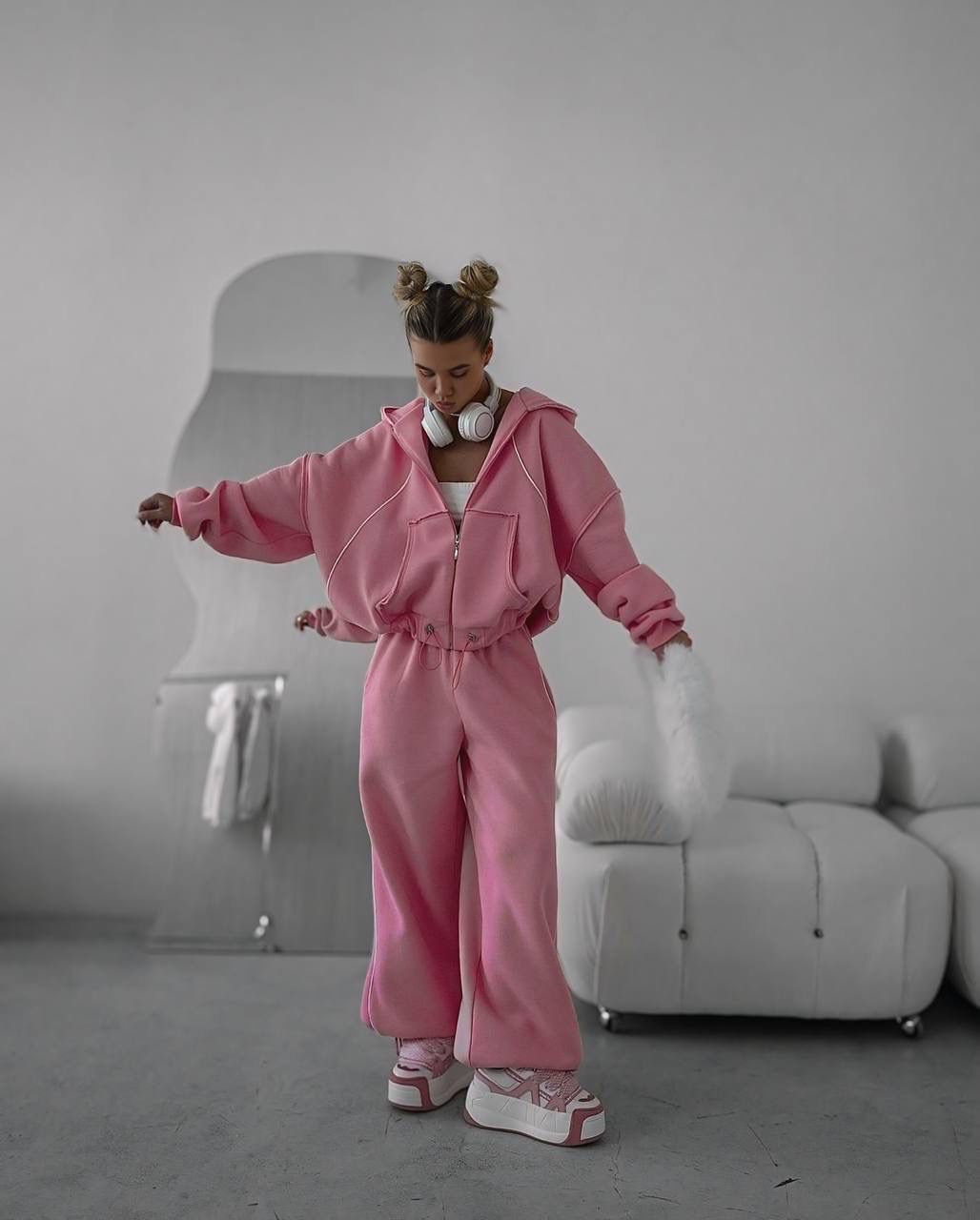 Gorgonize Essential Oversized Set – Luxe Hoodie & Jogger