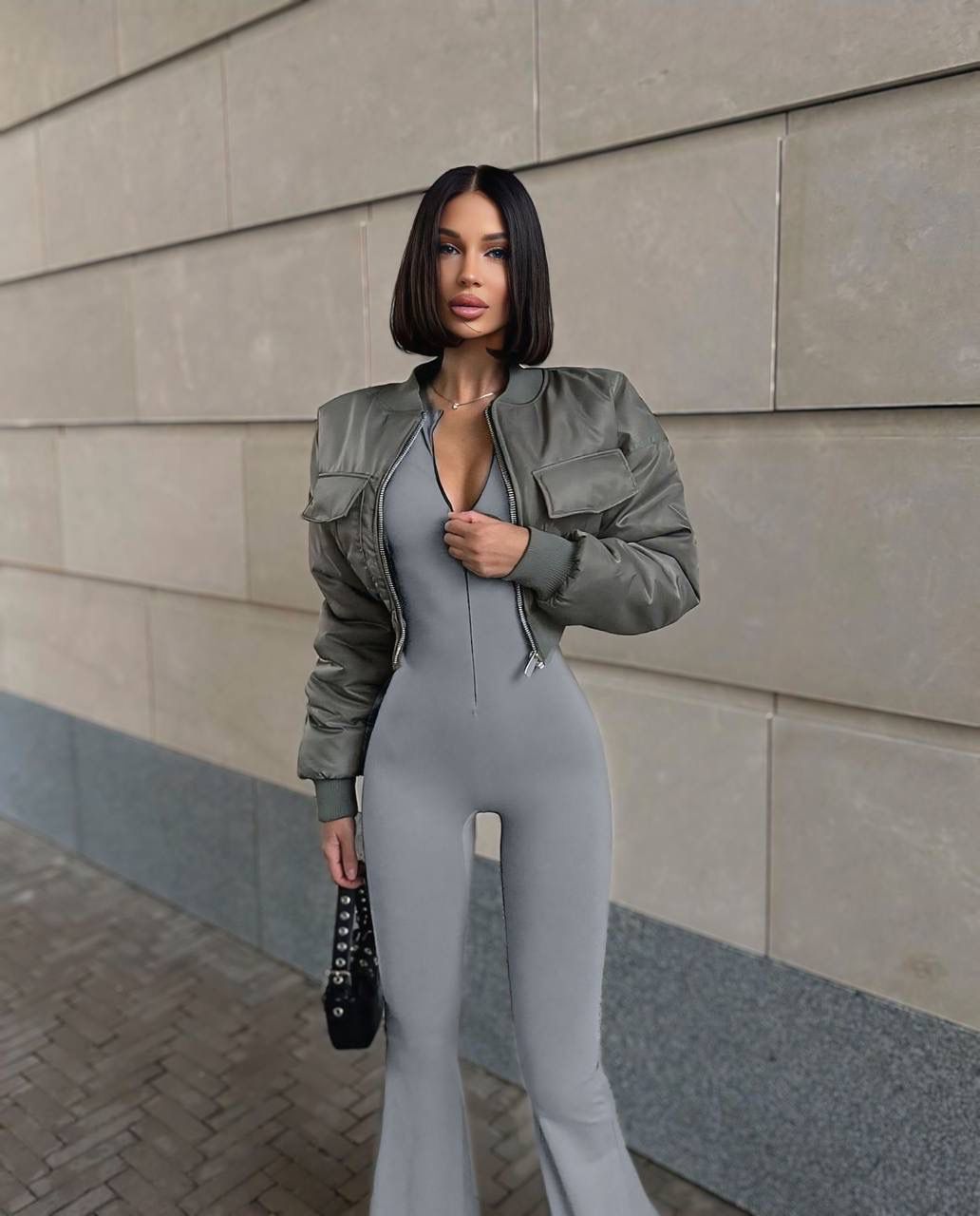 GORGONIZE Sculpt Flare Jumpsuit