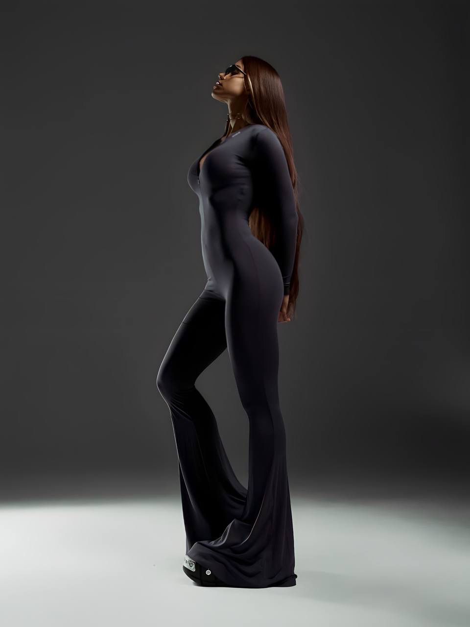 GORGONIZE Sculpt Flare Jumpsuit