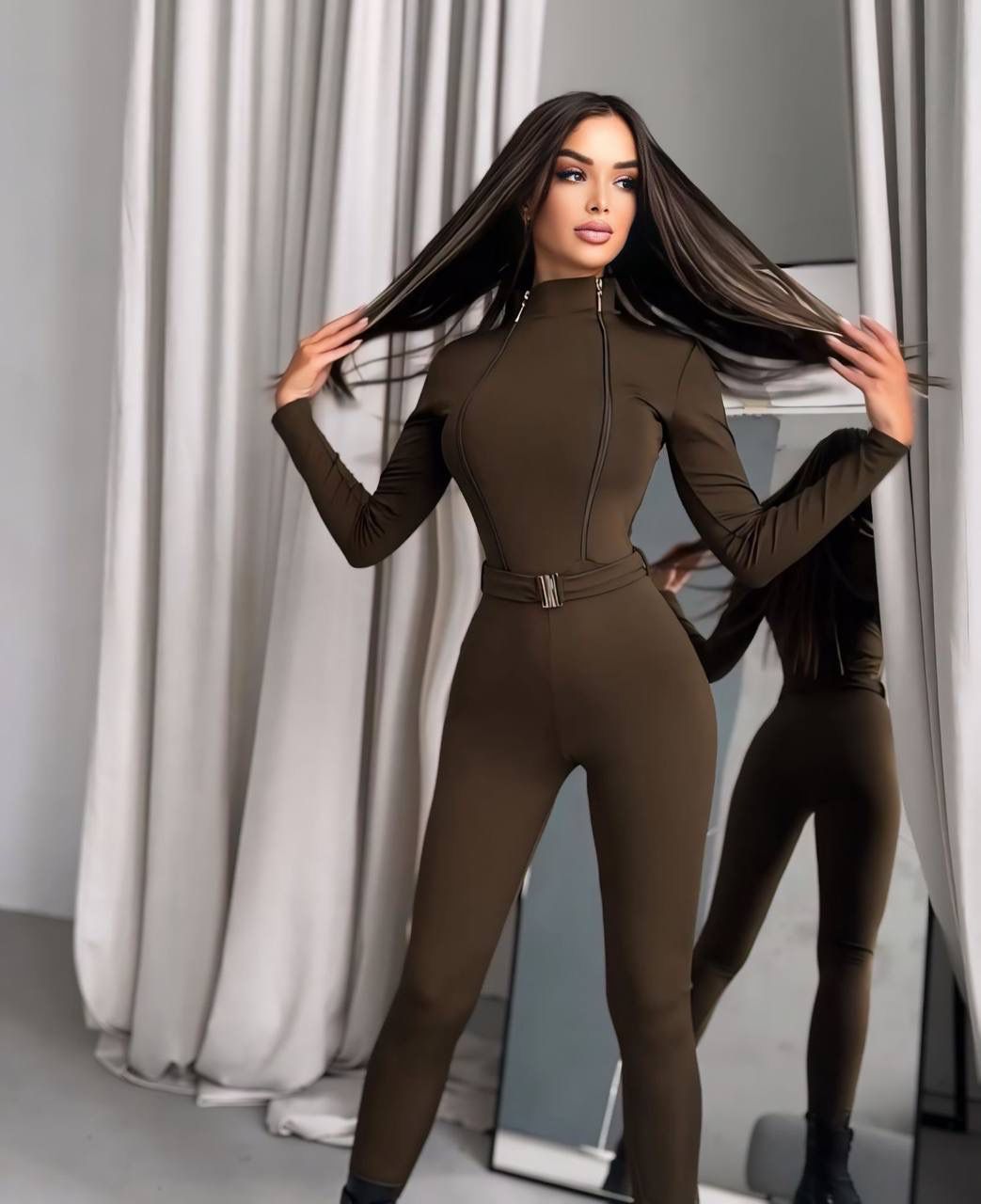 GORGONIZE Sculpt Contour Jumpsuit - Black